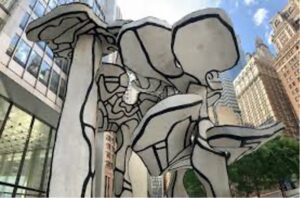 “Group of Four Trees” by Jean Dubuffet, 1972