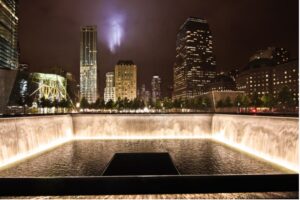 “Ground Zero,” the World Trade Center Memorial by Michael Arad, 2001